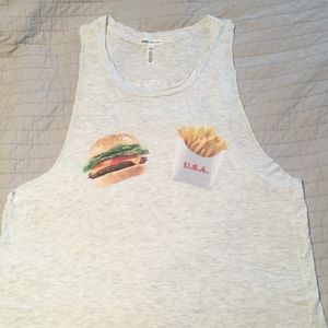 Victoria’s Secret Pink Red White and Food tank